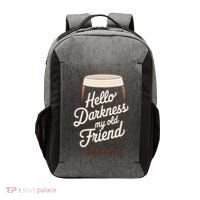 Hello Darkness My Old Friend Vector Backpack thumb 0