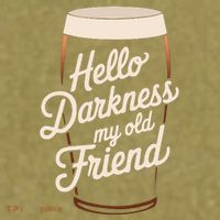 Hello Darkness My Old Friend Garment-Dyed Women's Muscle Tee thumb 6