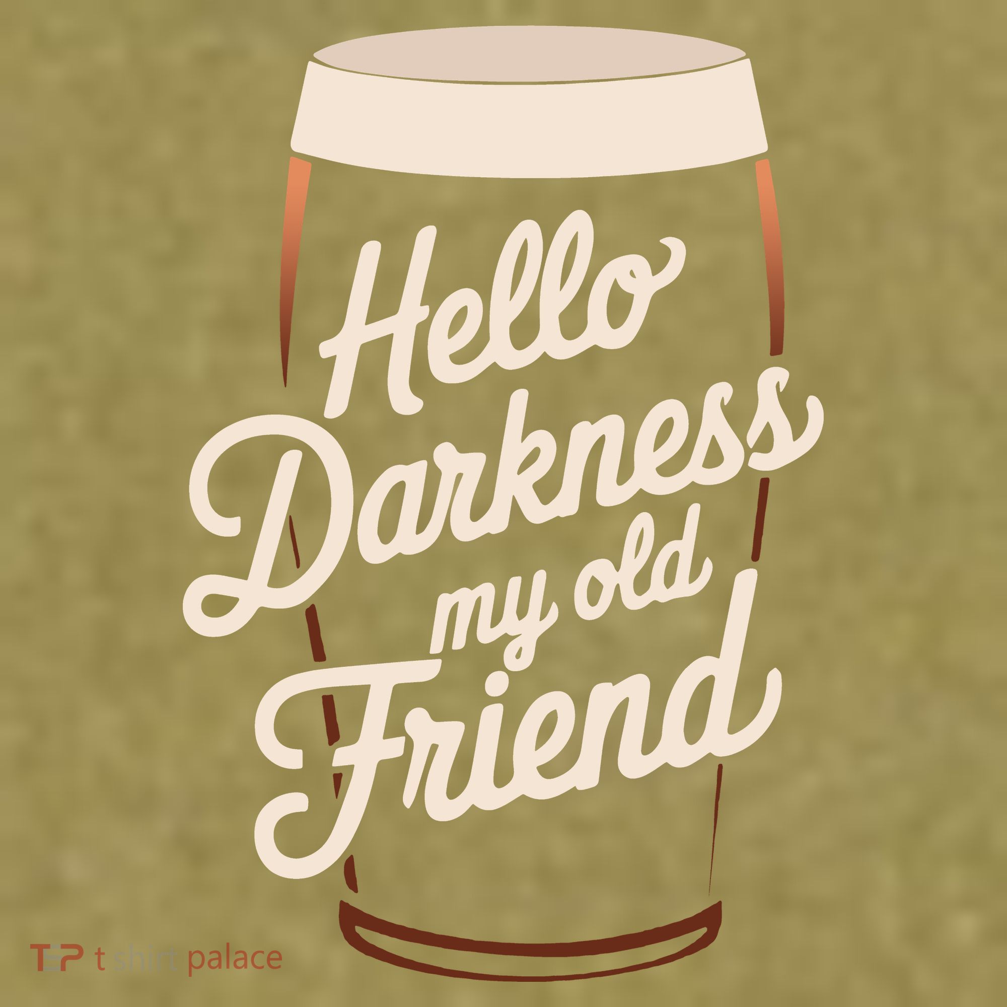 Hello Darkness My Old Friend Garment-Dyed Women's Muscle Tee