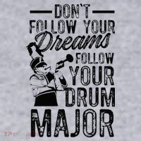 Hilarious Drum Major Saying Fun School Marching Band Art Women's Sweatshirt thumb 2