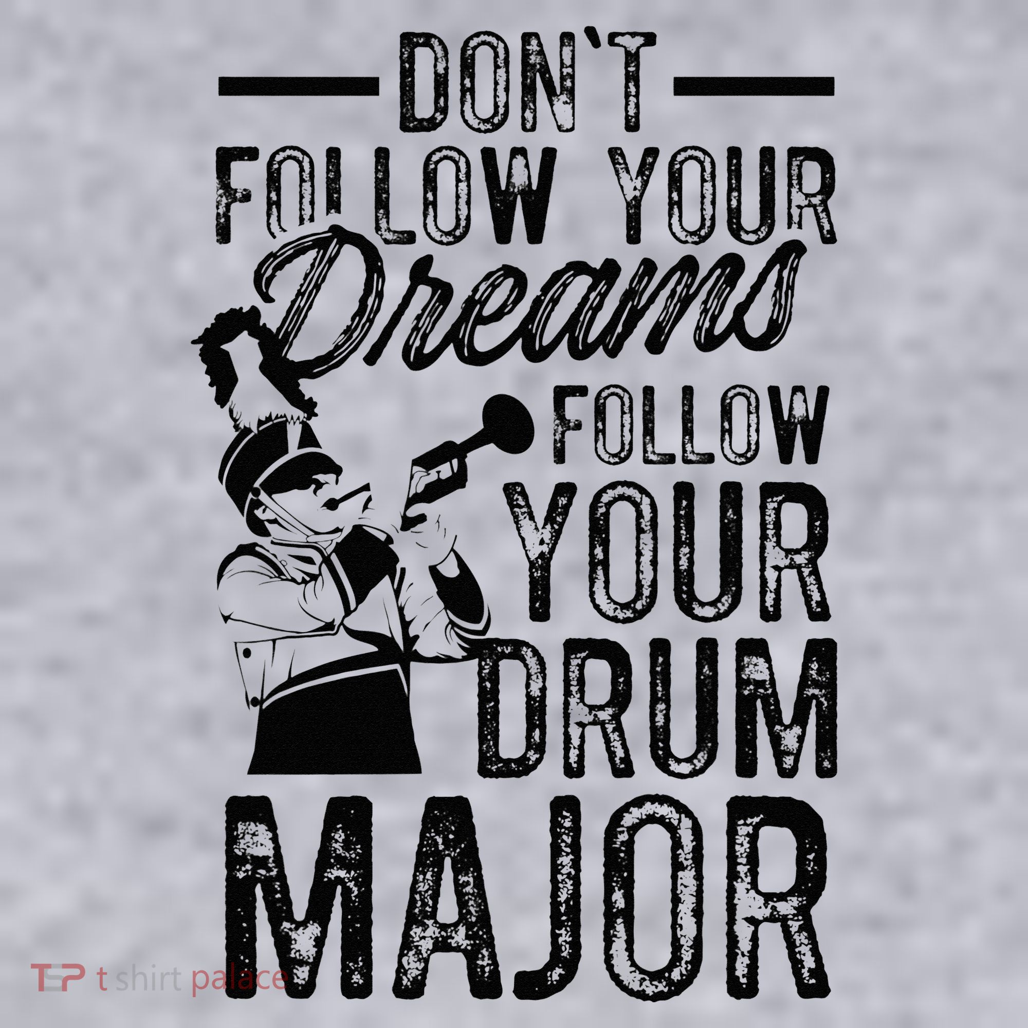 Hilarious Drum Major Saying Fun School Marching Band Art Women's Sweatshirt