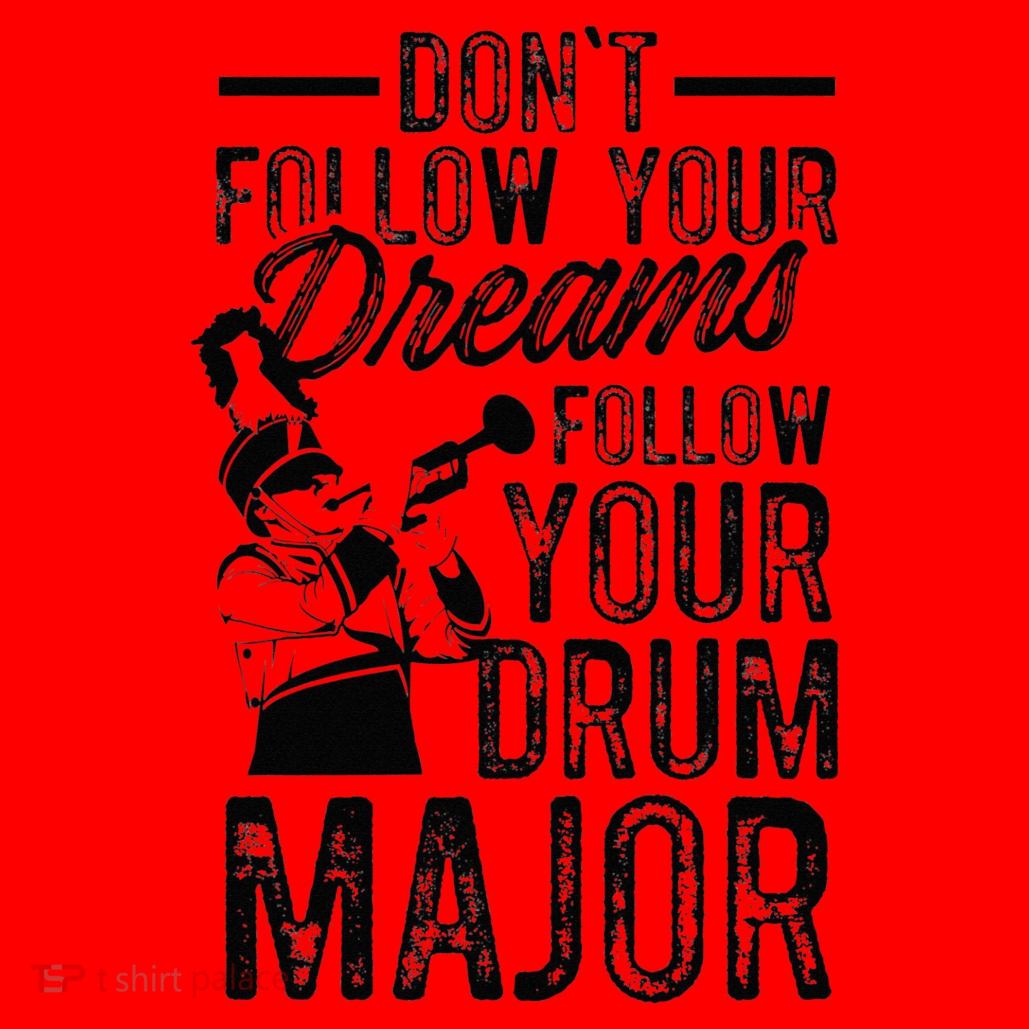 Hilarious Drum Major Saying Fun School Marching Band Art Santa Hat