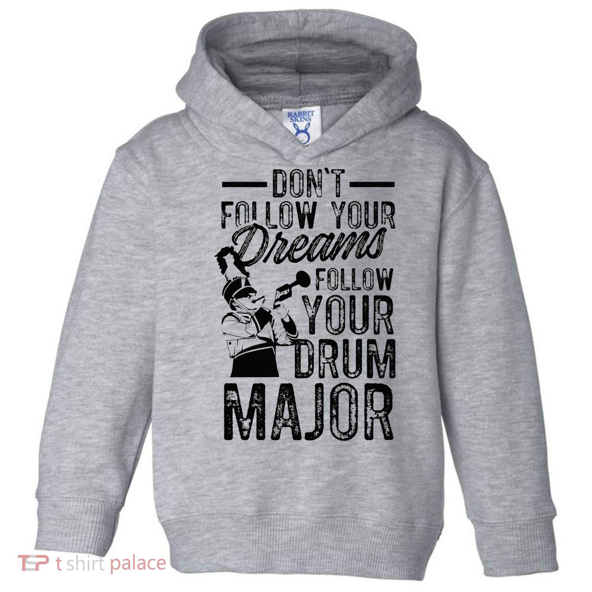 Hilarious Drum Major Saying Fun School Marching Band Art Toddler Hoodie