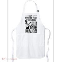 Hilarious Drum Major Saying Fun School Marching Band Art Apron thumb 0