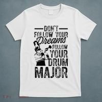 Hilarious Drum Major Saying Fun School Marching Band Art T-Shirt thumb 5