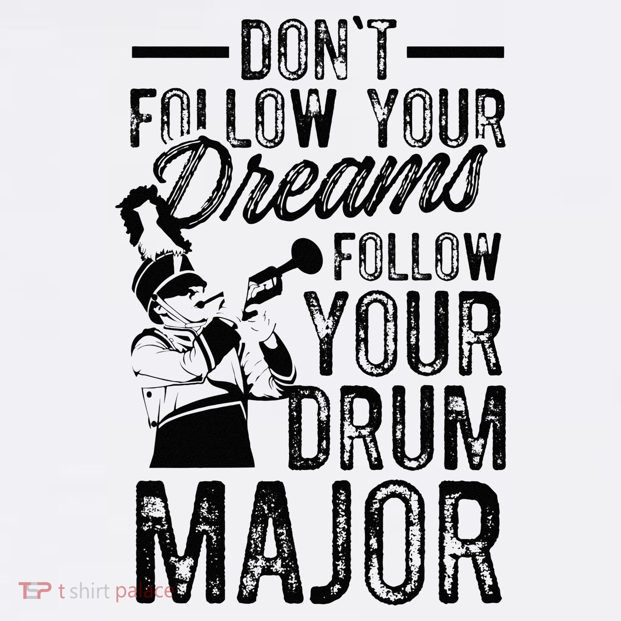 Hilarious Drum Major Saying Fun School Marching Band Art Polo