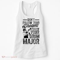 Hilarious Drum Major Saying Fun School Marching Band Art Women's Tank Top thumb 0