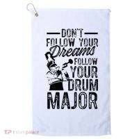 Hilarious Drum Major Saying Fun School Marching Band Art Golf Towel thumb 0