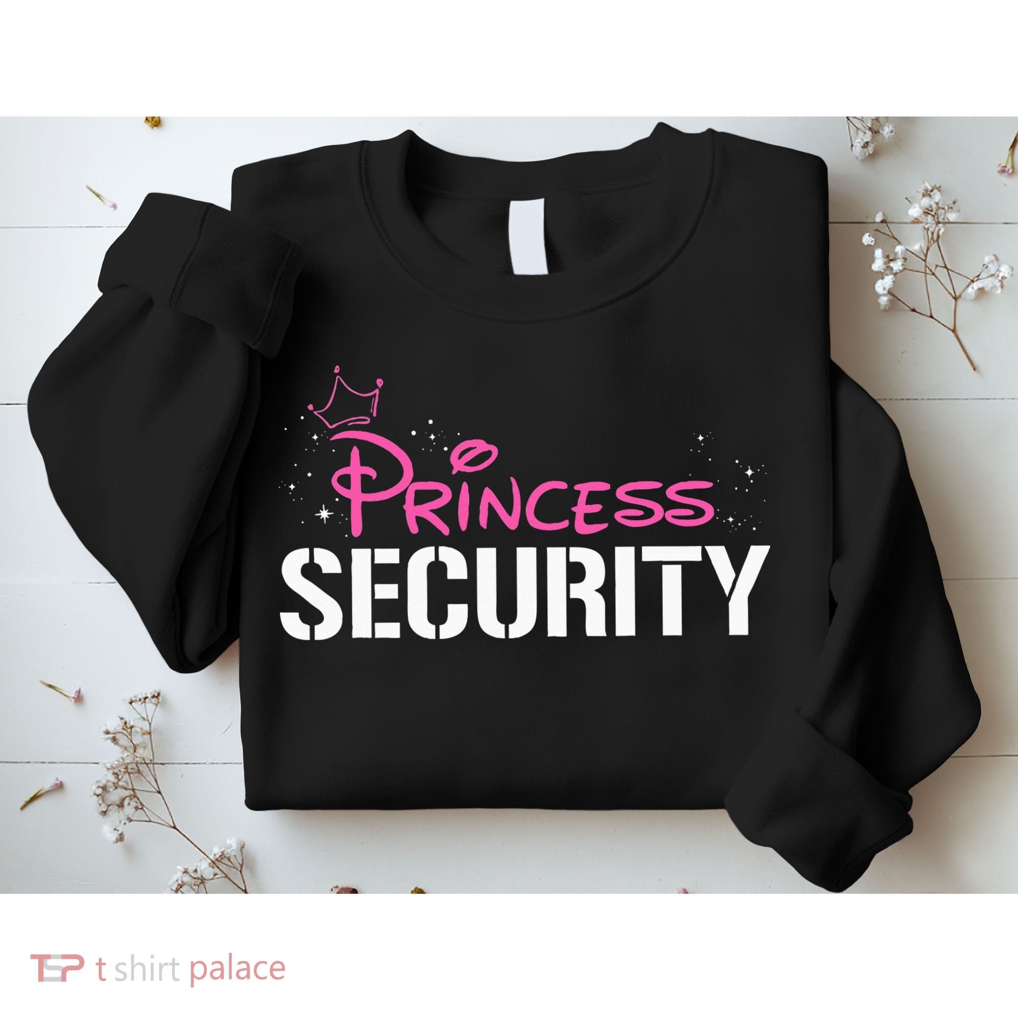 Halloween Dad Mom Daughter Adult Costume Princess Security Sweatshirt