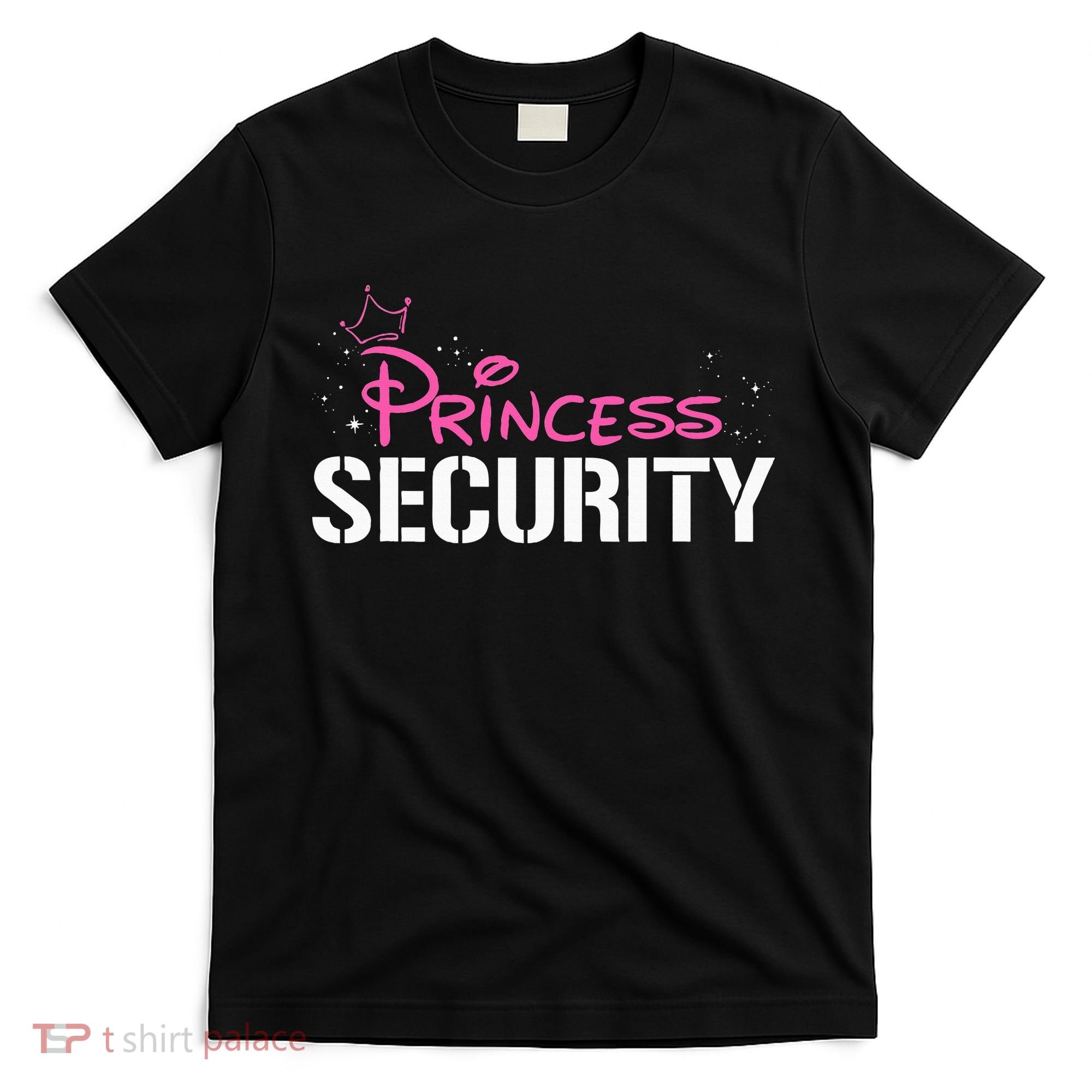 Halloween Dad Mom Daughter Adult Costume Princess Security T-Shirt