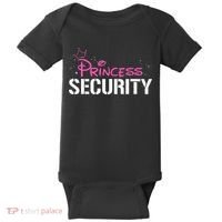 Halloween Dad Mom Daughter Adult Costume Princess Security Baby Bodysuit thumb 0
