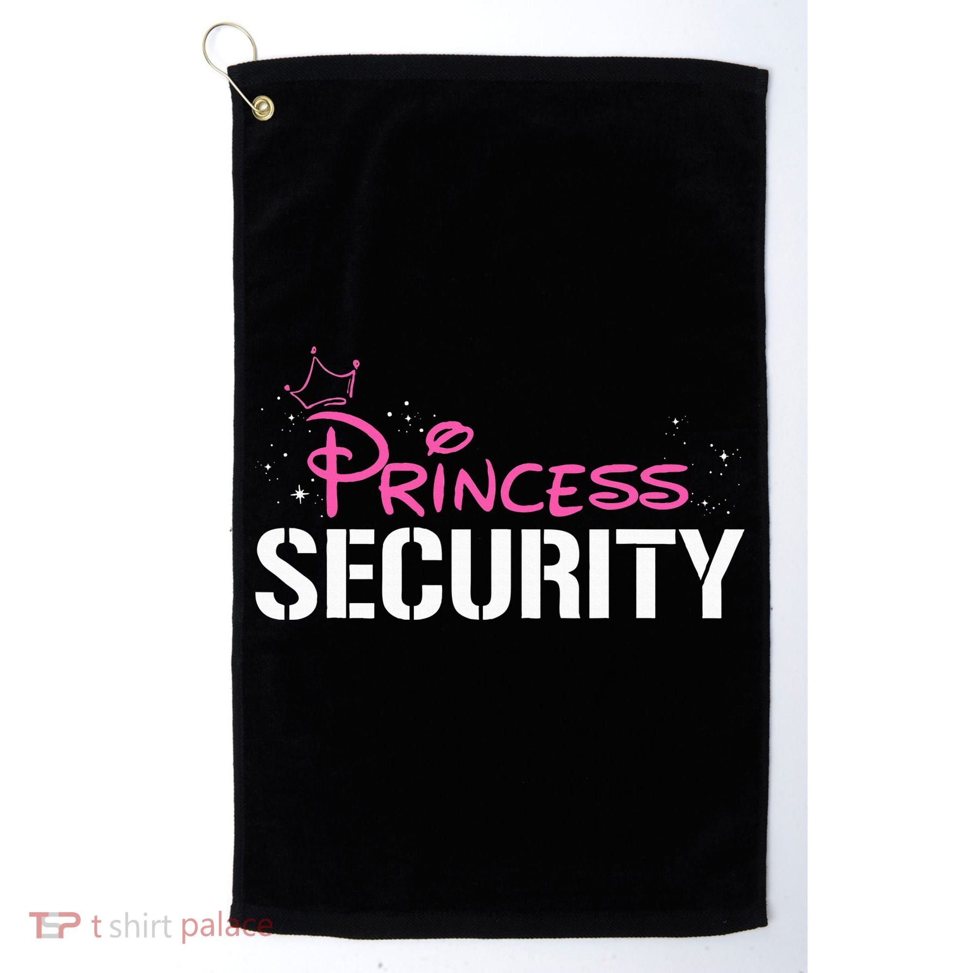 Halloween Dad Mom Daughter Adult Costume Princess Security Golf Towel