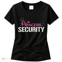 Halloween Dad Mom Daughter Adult Costume Princess Security Women's T-Shirt thumb 0