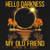 Hello Darkness My Old Friend Solar Eclipse April 08 2024 Apron thumb 3