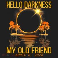 Hello Darkness My Old Friend Solar Eclipse April 08 2024 Beanie thumb 2