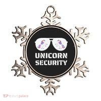 Halloween Dad Mom Daughter Unicorn Security Ornament thumb 0