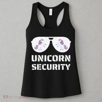 Halloween Dad Mom Daughter Unicorn Security Women's Tank Top thumb 3