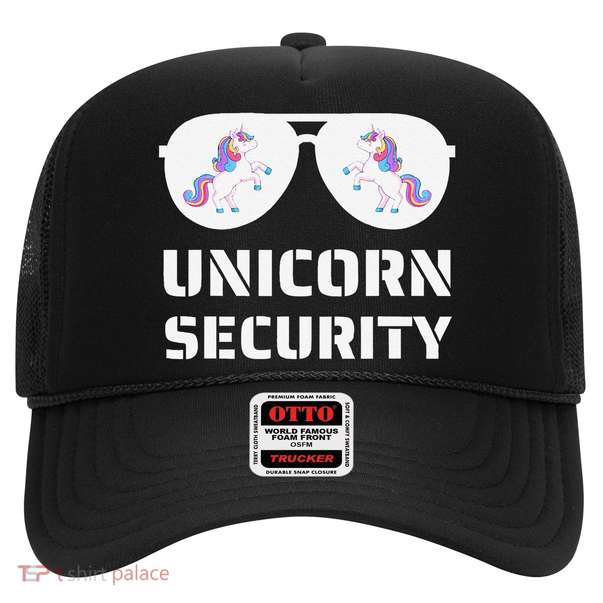 Halloween Dad Mom Daughter Unicorn Security Hat