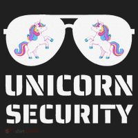 Halloween Dad Mom Daughter Unicorn Security Golf Towel thumb 3
