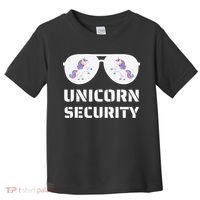 Halloween Dad Mom Daughter Unicorn Security Toddler T-Shirt thumb 0