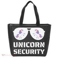 Halloween Dad Mom Daughter Unicorn Security Tote Bag thumb 0