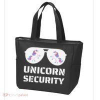 Halloween Dad Mom Daughter Unicorn Security Tote Bag thumb 3