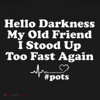 Hello Darkness My Old Friend I Stood Up Too Fast Again Pots Women's Hoodie thumb 2