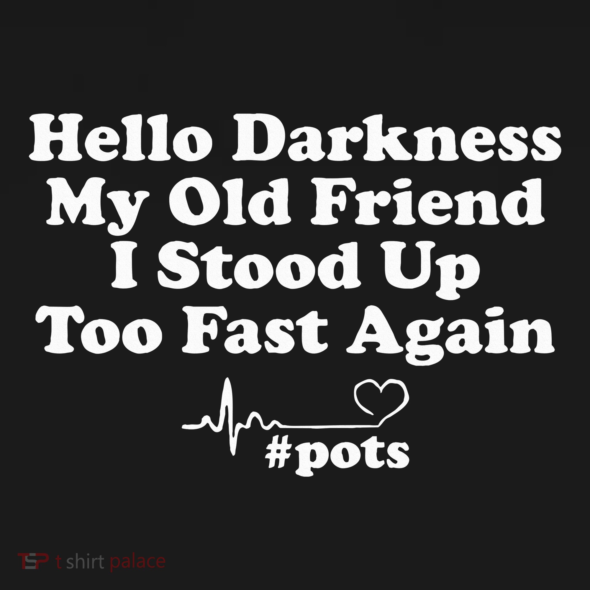 Hello Darkness My Old Friend I Stood Up Too Fast Again Pots Women's Hoodie