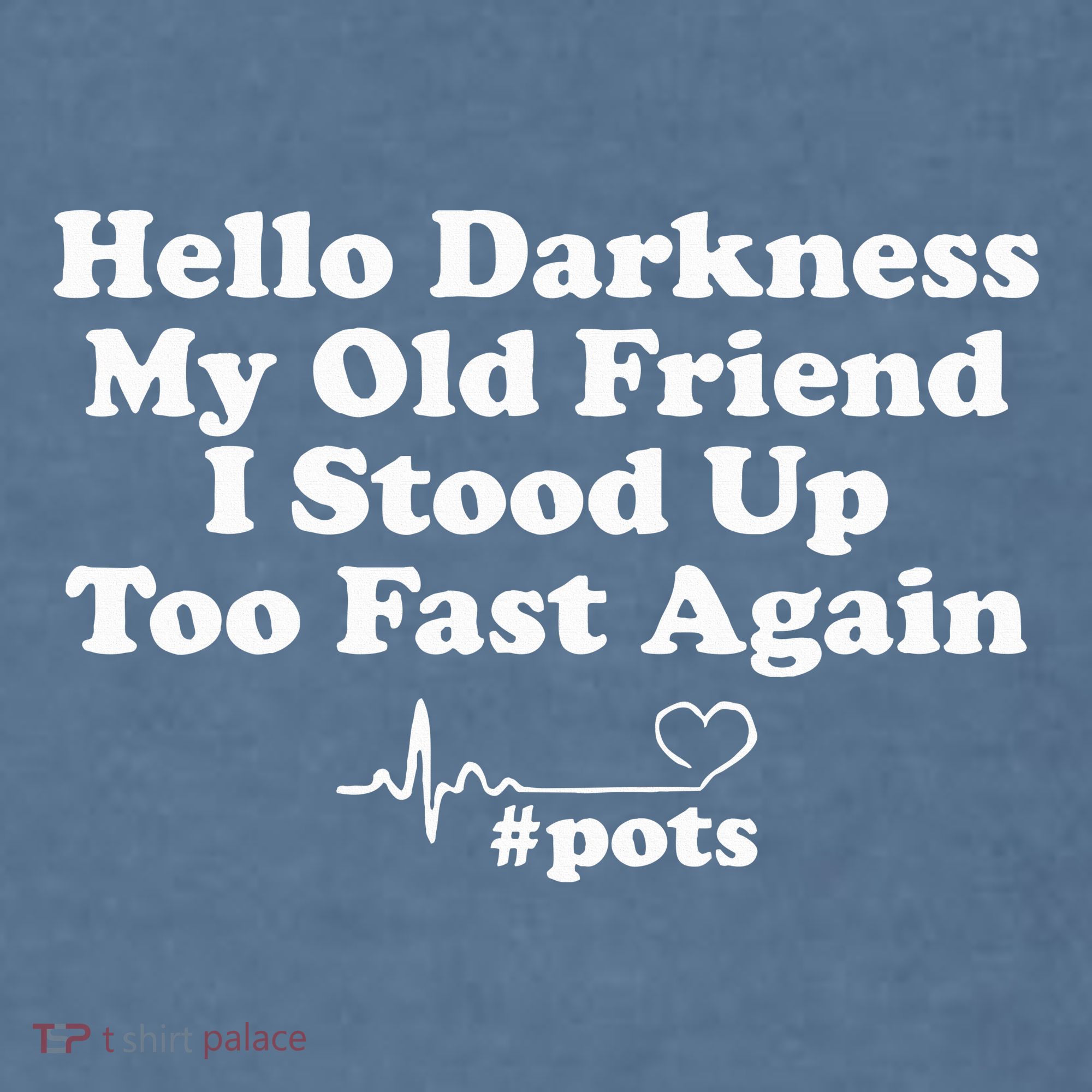 Hello Darkness My Old Friend I Stood Up Too Fast Again Pots Comfort Colors Garment-Dyed Hooded Sweatshirt