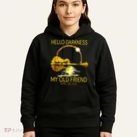 Hello Darkness My Old Friend Funny 2024 Solar Eclipse 4.8.24 Hoodie thumb 5