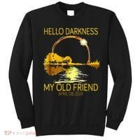 Hello Darkness My Old Friend Funny 2024 Solar Eclipse 4.8.24 Sweatshirt thumb 0