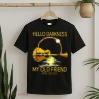 Hello Darkness My Old Friend Funny 2024 Solar Eclipse 4.8.24 T-Shirt thumb 2