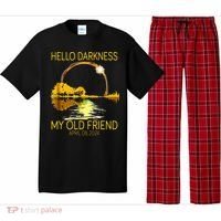 Hello Darkness My Old Friend Funny 2024 Solar Eclipse 4.8.24 Pajama Set thumb 0