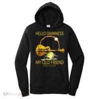 Hello Darkness My Old Friend Funny 2024 Solar Eclipse 4.8.24 Women's Hoodie thumb 0
