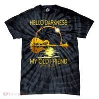 Hello Darkness My Old Friend Funny 2024 Solar Eclipse 4.8.24 Tie-Dye T-Shirt thumb 0