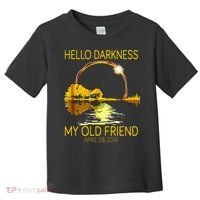 Hello Darkness My Old Friend Funny 2024 Solar Eclipse 4.8.24 Toddler T-Shirt thumb 0