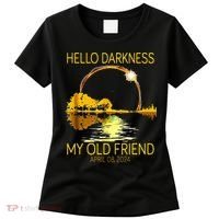 Hello Darkness My Old Friend Funny 2024 Solar Eclipse 4.8.24 Women's T-Shirt thumb 0