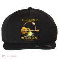 Hello Darkness My Old Friend Funny 2024 Solar Eclipse 4.8.24 Wool Snapback Cap thumb 0