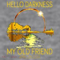 Hello Darkness My Old Friend Funny 2024 Solar Eclipse 4.8.24 Women's Racerback Cropped Tank thumb 2