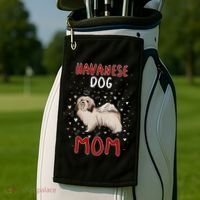 Havanese Dog Mom Funny Havanese Owner Quote For Women Golf Towel thumb 2