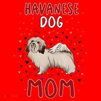 Havanese Dog Mom Funny Havanese Owner Quote For Women Santa Hat thumb 1
