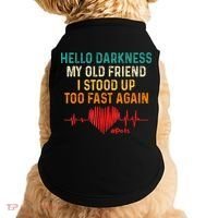 Hello Darkness My Old Friend I Stood Up Too Fast Again Pots Doggie Tank thumb 0