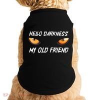 Hello Darkness My Old Friend Halloween Costume Cat Doggie Tank thumb 0