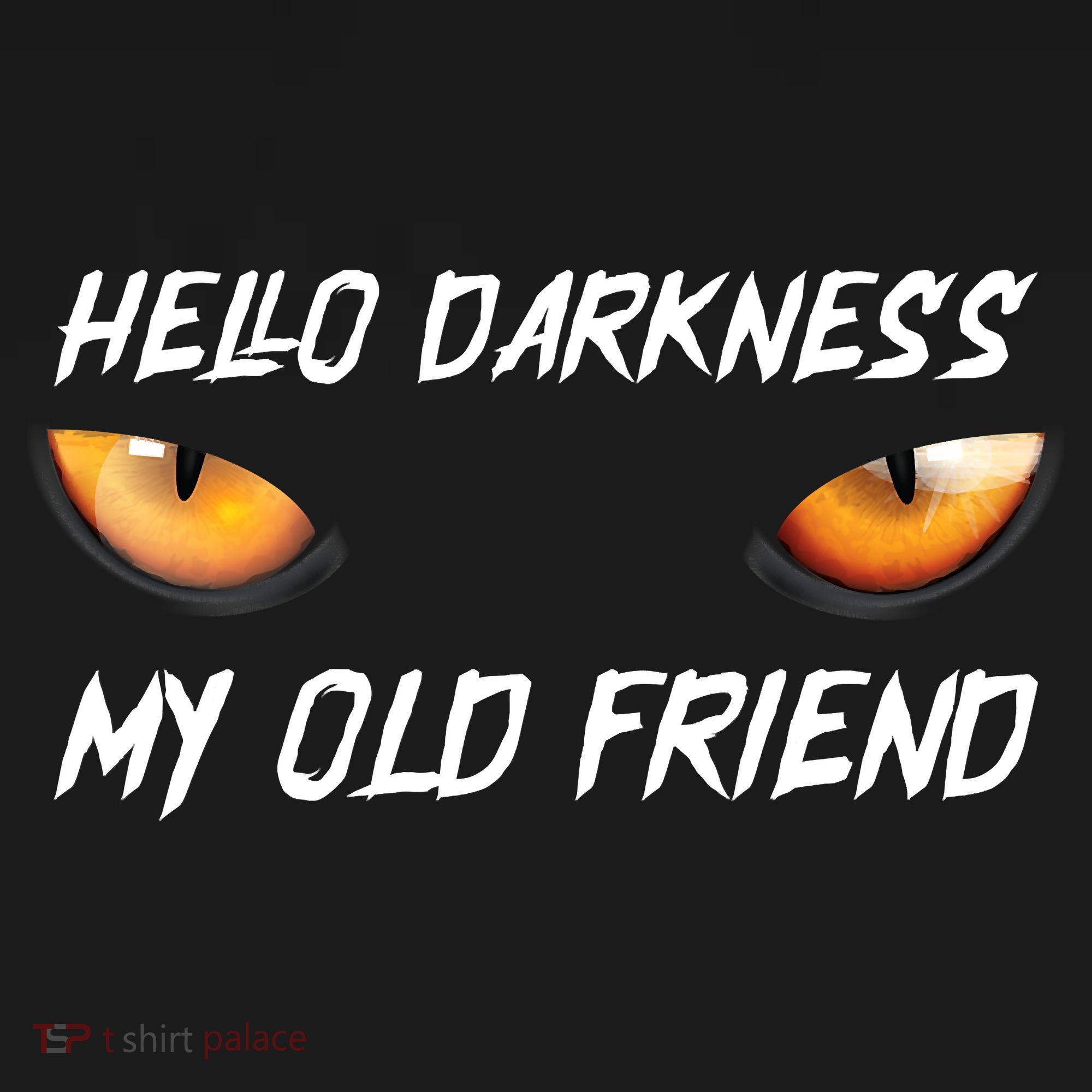 Hello Darkness My Old Friend Halloween Costume Cat Women's Tank Top