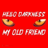 Hello Darkness My Old Friend Halloween Costume Cat Santa Hat thumb 1