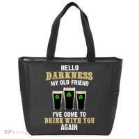 Hello Darkness My Old Friend I’ve Come To Drink With You Again Tote Bag thumb 0