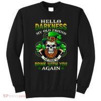 Hello Darkness My Old Friend I’ve Come To Drink With You Again Sweatshirt thumb 0