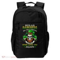 Hello Darkness My Old Friend I’ve Come To Drink With You Again Backpack thumb 0