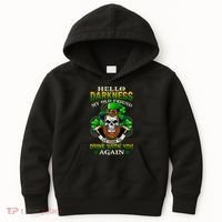 Hello Darkness My Old Friend I’ve Come To Drink With You Again Kids Hoodie thumb 0