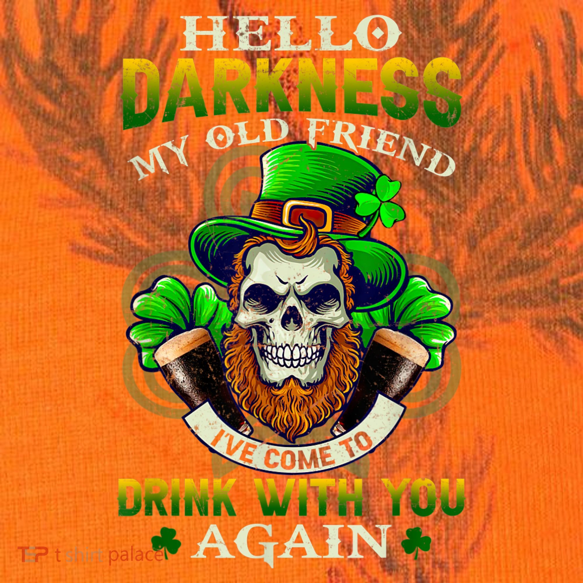 Hello Darkness My Old Friend I’ve Come To Drink With You Again Kati Licensed 12" Camo Cuffed Beanie